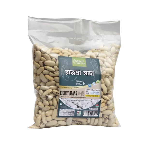 Kidney Beans – White রাজমা- সাদা 500gm