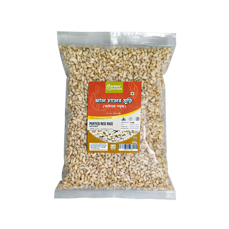 Red Rice Puffed Rice – লাল চালের মুড়ি (হাতে ভাজা) 250gm Red Rice Puffed Rice – লাল চালের মুড়ি (হাতে ভাজা) 250gm